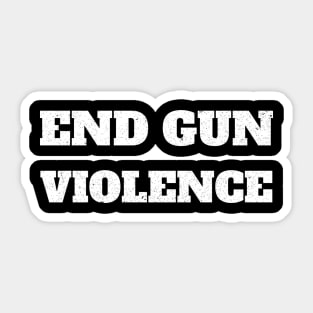 End Gun Violence Sticker